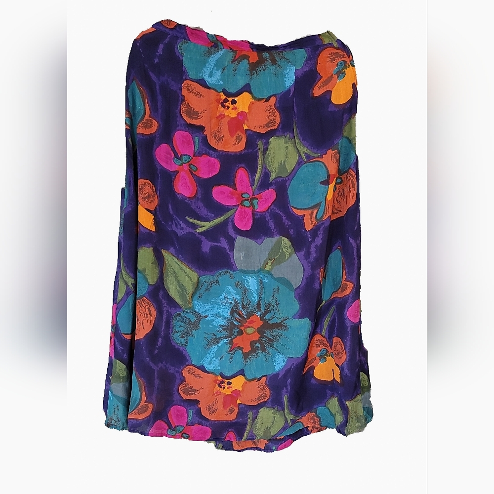 Floral‎ Purple Skirt